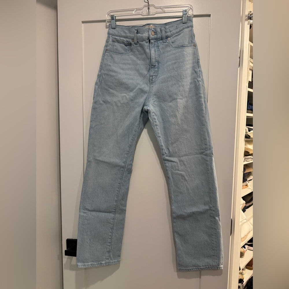 Madewell Light Blue 90s Straight Leg Jeans